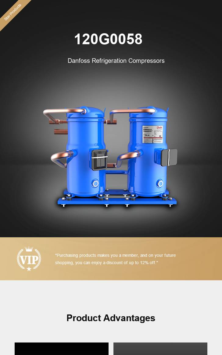 Danfoss Compressor 120G0058, technical parameters pdf, structure diagram